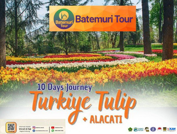 Tour 10D Turki + Alacati Istanbul - Bursa - Alacati - Izmir/Kusadasi - Pamukkale - Cappacodia – Ankara- 08-17 April 2025